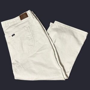 Vintage White Lee straight leg jeans Woman's 18 #straightlegjeans